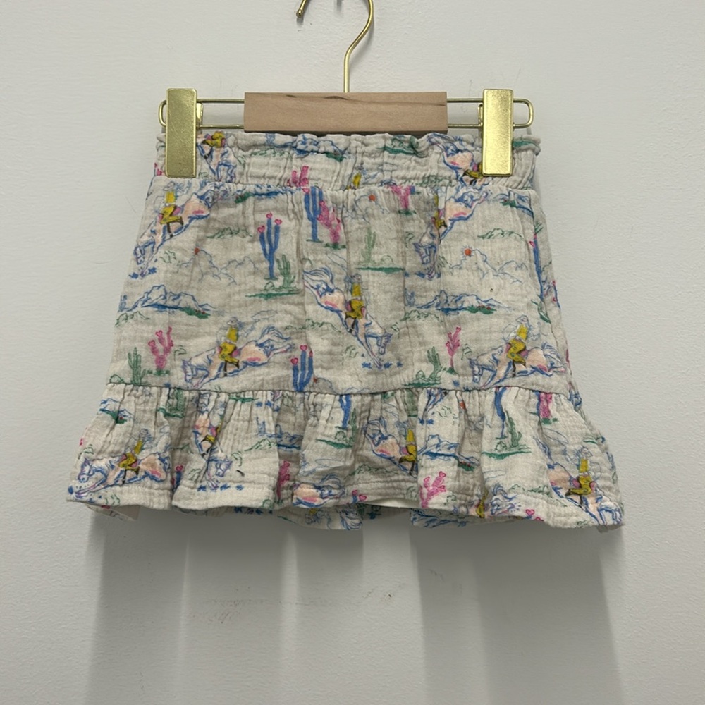 Floral Print Ruffled Skirt with built in shorts *new* - Picture 3 of 3